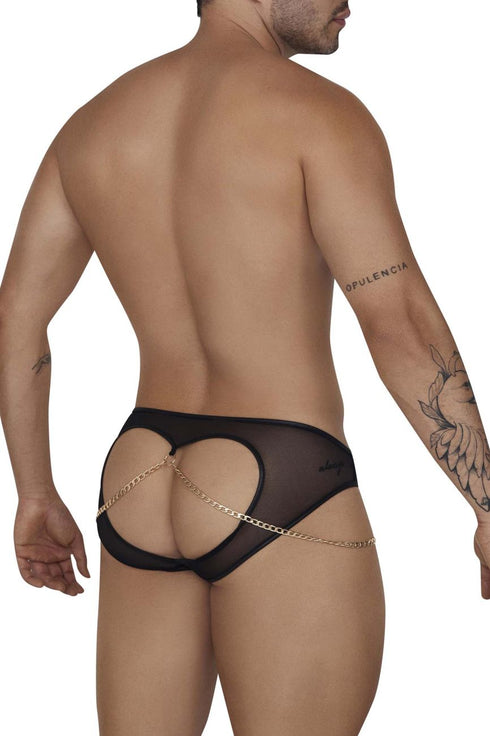 CandyMan 99672X Chain Jock Briefs Color Black